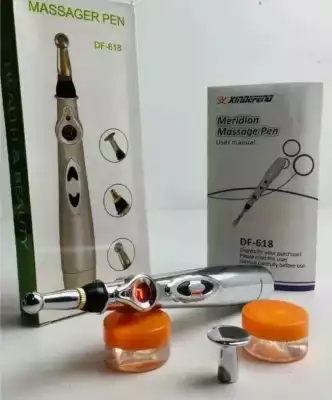 Массажер Mosoptom massager pen вибрационный ручной серебряный